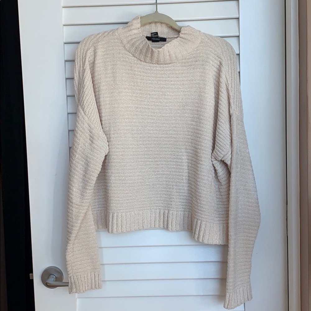 Forever 21 White Knit Sweater
